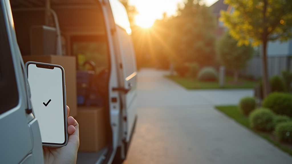 Interface de réservation Turo pour un utilitaire