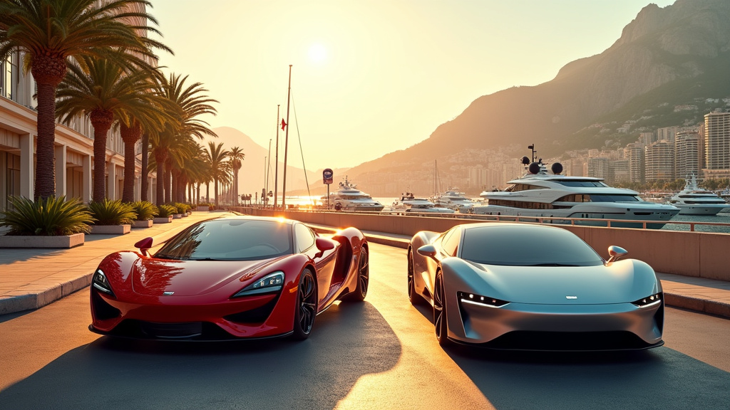 Espace Luxury Tuners Hall avec des voitures personnalisées et des artisans au travail
